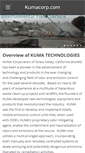 Mobile Screenshot of kumacorp.com